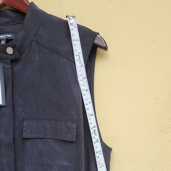 Kenneth Cole New York NWT Navy Sleeveless Vest - Picture 9 of 9